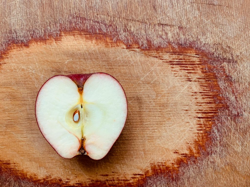 Preparing an apple seed for planting